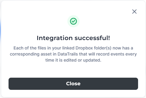 Dropbox Integration